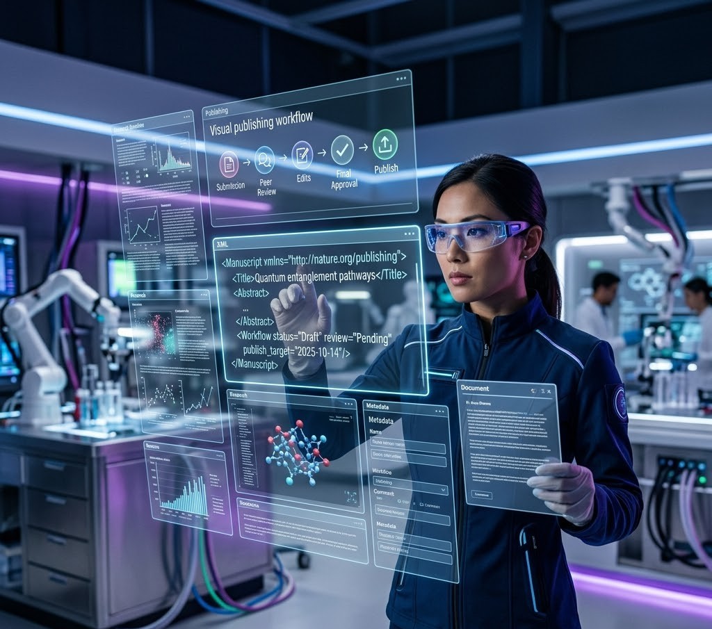 Our team collaborating on scientific projects